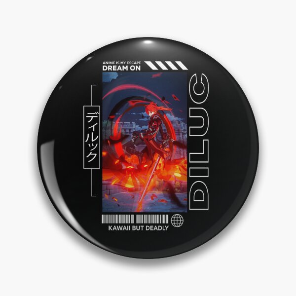Item preview, Diluc - Genshin Impact designed and sold by AllanBealy.