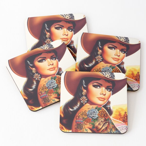 Item preview, Vintage Cowgirl designed and sold by PulpVintage.