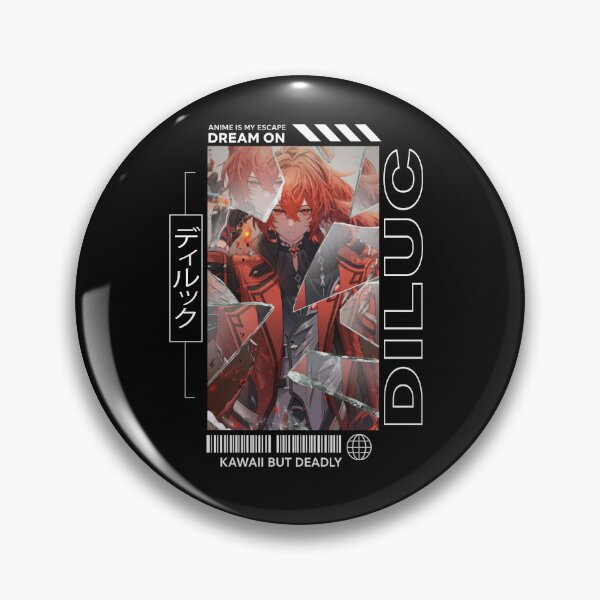 Item preview, Diluc - Genshin Impact designed and sold by AllanBealy.