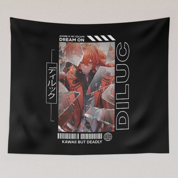 Item preview, Diluc - Genshin Impact designed and sold by AllanBealy.
