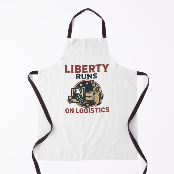 Item preview, Liberty Runs on Logistics Vintage Design designed and sold by RetroNibylander.