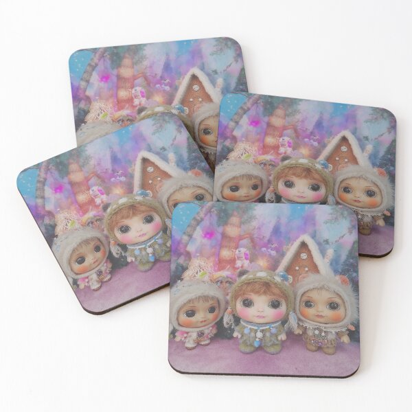 Item preview, Ugly Cute Dolls in Gingerbread Forest | Toycore Fantasy Artwork designed and sold by ChloeArt1995.