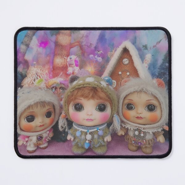 Item preview, Ugly Cute Dolls in Gingerbread Forest | Toycore Fantasy Artwork designed and sold by ChloeArt1995.