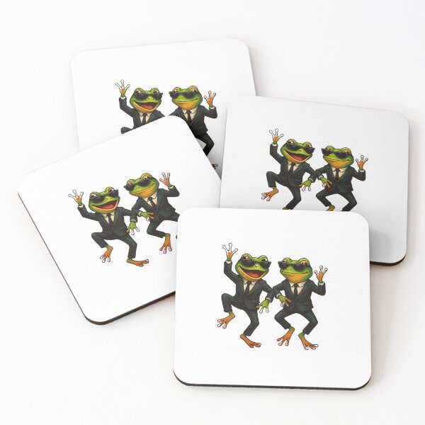 Item preview, Dancing Frogs Funny Cool Frog Art designed and sold by FlipFlop7.