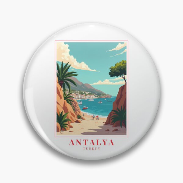 Item preview, Antalya Turkey Design – Mediterranean Heritage & Urban Charm designed and sold by MapMyMiles.