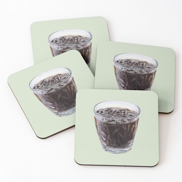 Item preview, Grass Jelly in a Glass designed and sold by Violet Peonies.