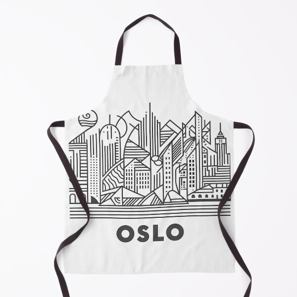 Item preview, Oslo Cubism Art – Abstract Norwegian City Design designed and sold by OzzFrequency.