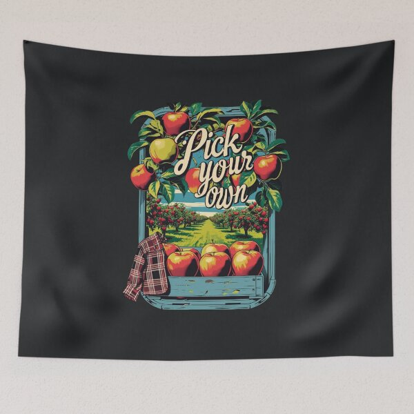 Item preview, Orchard Harvest Flannel Crates designed and sold by Zakrytos ★★★★★.