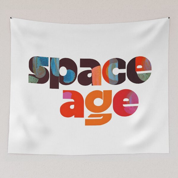 Item preview, Logo Tipográfico Retro Futurista Space Age designed and sold by Velvetcosmonova.