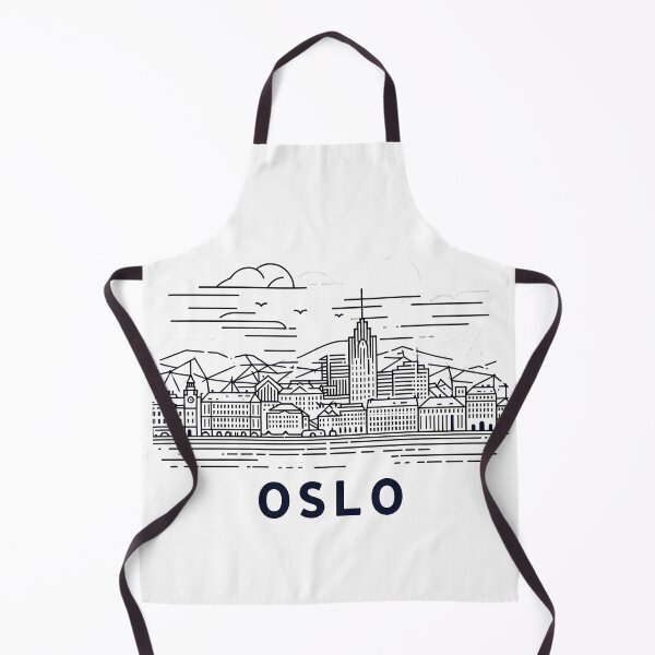 Item preview, Oslo Cubism Art – Abstract Norwegian City Design designed and sold by OzzFrequency.