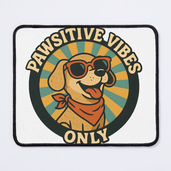Item preview, Pawsitive Vibes Dog Sunglasses T-Shirt Sticker designed and sold by Travelcases.