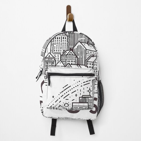 Item preview, Oslo Cubism Art – Abstract Norwegian City Design designed and sold by OzzFrequency.