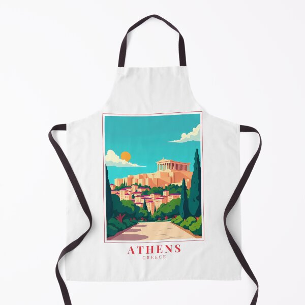 Item preview, Acropolis Athens Greece – Illustrated Greek Travel Design designed and sold by MapMyMiles.