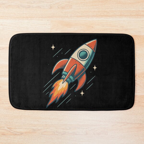 Item preview, Retro Space Rocket – Vintage Cosmic Design designed and sold by Sztuboo.