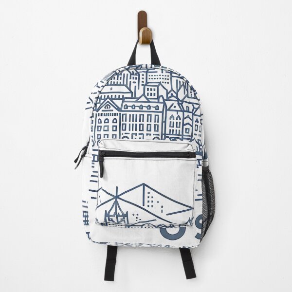 Item preview, Oslo Cubism Art – Abstract Norwegian City Design designed and sold by OzzFrequency.