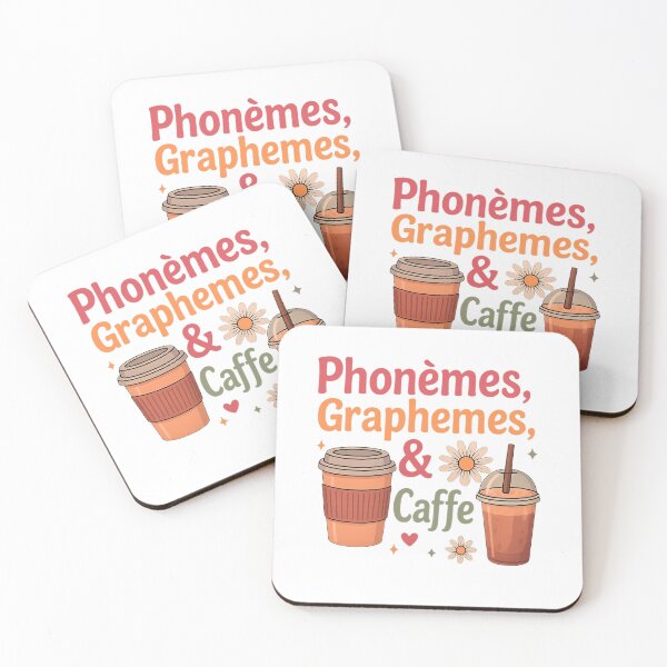 Artikelvorschau, Phoneme Grapheme Kaffee – Linguistik & Kaffee-Vibes entworfen und verkauft von Drawingshirts.