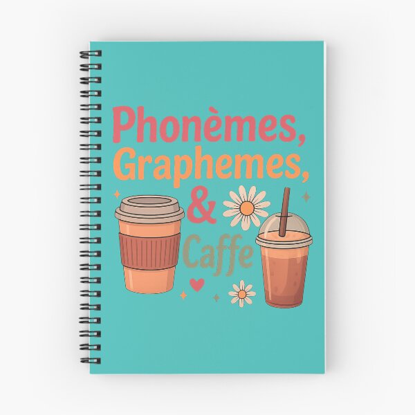 Item preview, Phonemes Graphemes Coffee – Linguistics & Coffee Vibes designed and sold by Drawingshirts.