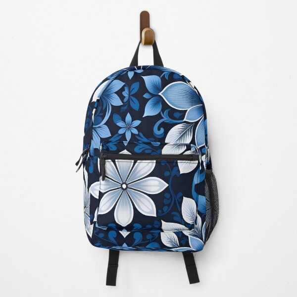 Item preview, Seamless blue floral pattern designed and sold by Kaori Dream Space.