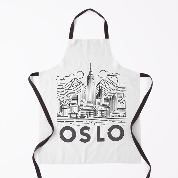 Item preview, Oslo Cubism Art – Abstract Norwegian City Design designed and sold by OzzFrequency.