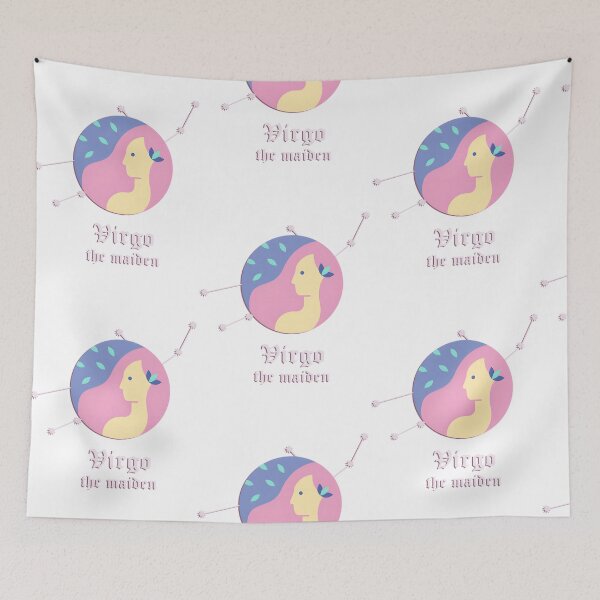 Item preview, Virgo The Maiden Zodiac Constellation Art designed and sold by akeefembudoj.