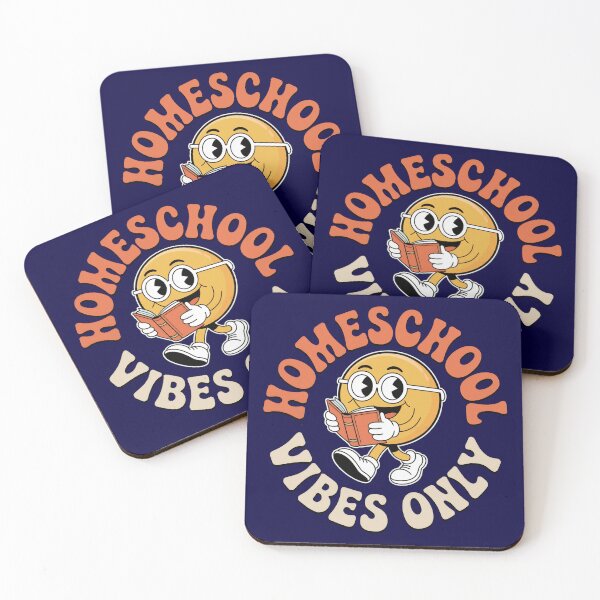 Item preview, Homeschool Vibes Only - Homeschool Life Artwork with a cute studious Emoji designed and sold by YourSocialBae.