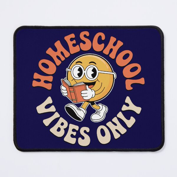 Item preview, Homeschool Vibes Only - Homeschool Life Artwork with a cute studious Emoji designed and sold by YourSocialBae.
