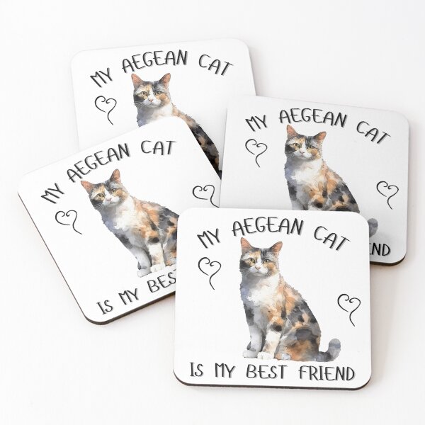 Item preview, My Aegean Cat Is My Best Friend designed and sold by Viikis.