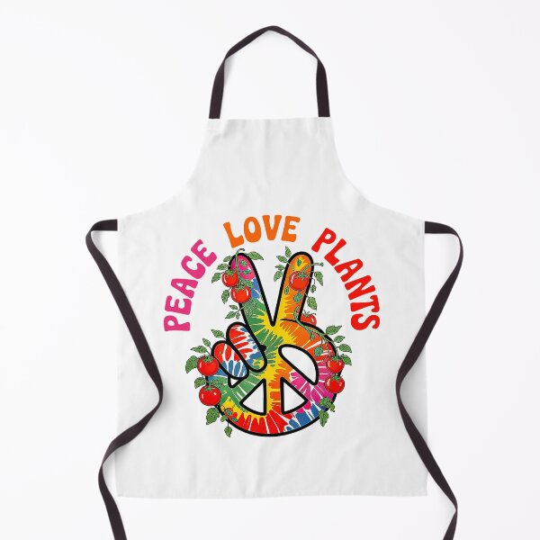 Item preview, Peace Love Plants Retro World Vegan Day Design designed and sold by Amanda's Factory.