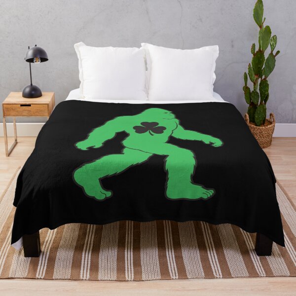 Item preview, St Patricks Day Bigfoot Costumer Sasquatch Shamrock Heart Men Women Kids designed and sold by alenaz.