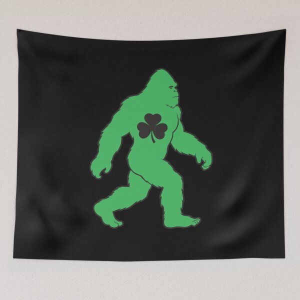 Item preview, St Patricks Day Bigfoot Costumer Sasquatch Shamrock Heart Men Women Kids  designed and sold by alenaz.