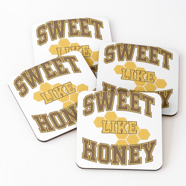 Item preview, Sweet Like Honey Retro Collegiate Print designed and sold by YourTrendBestie.