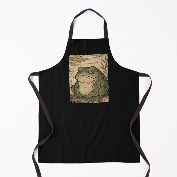 Item preview, Grumpy Frog Japanese Art Frog Aesthetic designed and sold by alenaz.