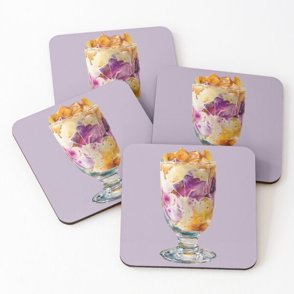 Item preview, Halo Halo Dessert in a Tall Glass designed and sold by Violet Peonies.