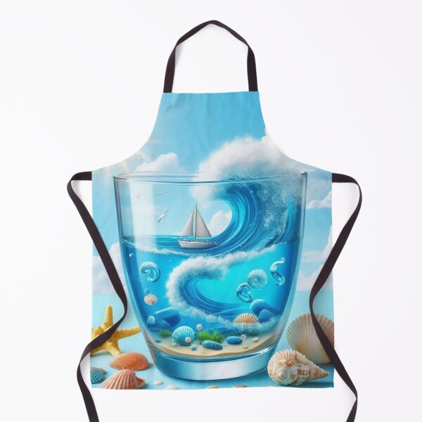 Item preview, Ocean in a glass of water 2 designed and sold by JALNERVION SHOP.