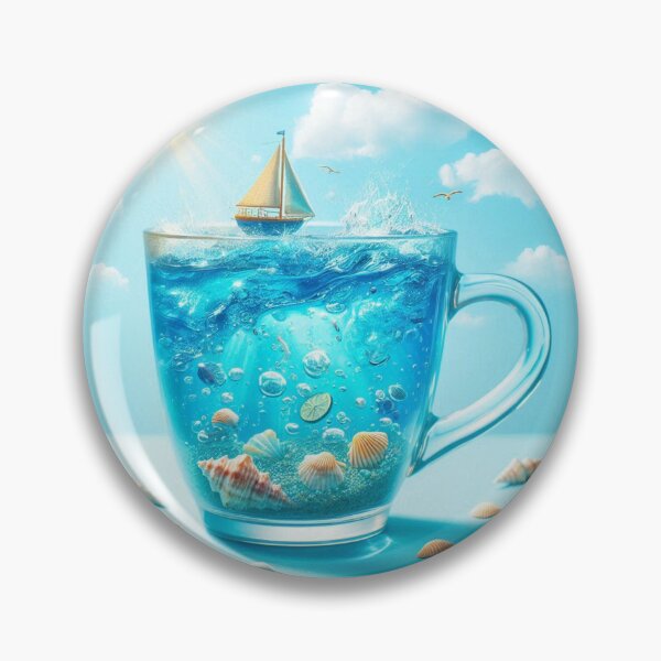 Item preview, Ocean in a glass of water designed and sold by JALNERVION SHOP.