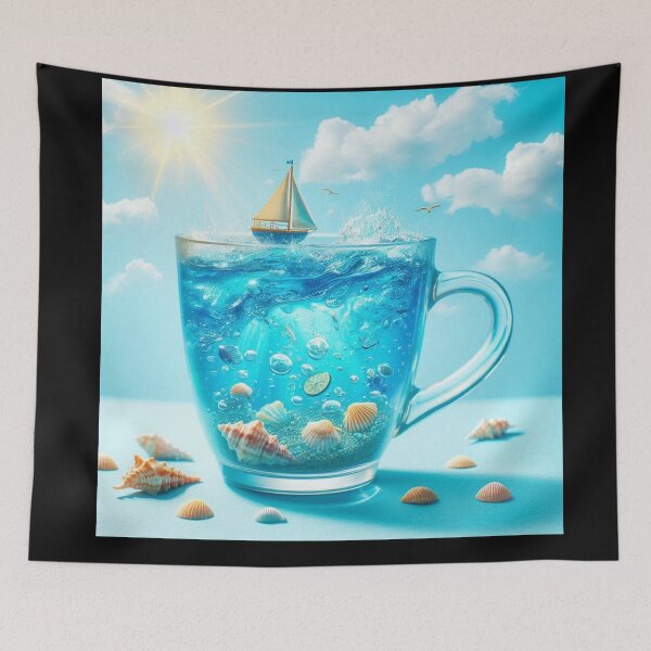 Item preview, Ocean in a glass of water designed and sold by JALNERVION SHOP.