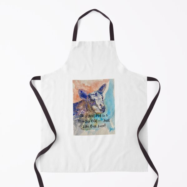 Item preview, This Goat Kid is 5 Months Old — Just Like Our Love! designed and sold by bygunartgallery.