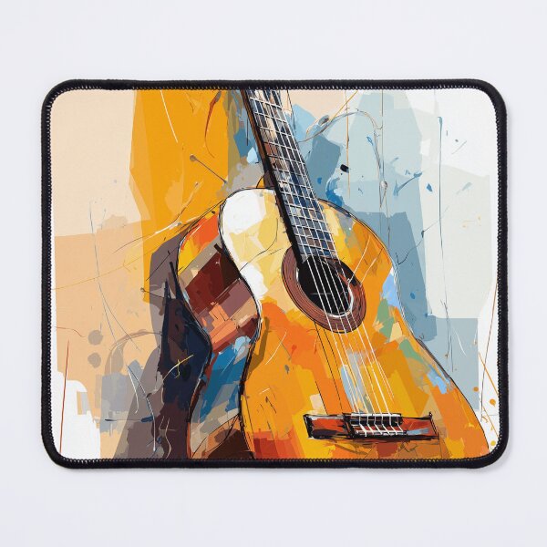 Item preview, classical guitar drawing artwork designed and sold by gut2000.