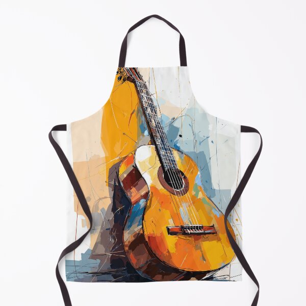 Item preview, classical guitar drawing artwork designed and sold by gut2000.
