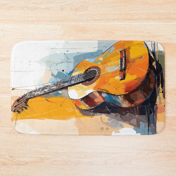 Item preview, classical guitar drawing artwork designed and sold by gut2000.