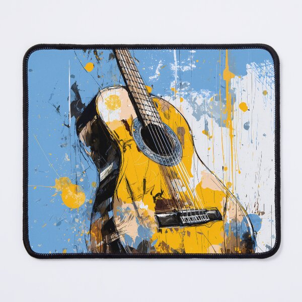 Item preview, classical guitar drawing artwork designed and sold by gut2000.