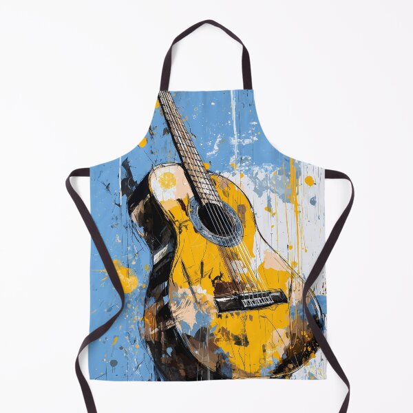 Item preview, classical guitar drawing artwork designed and sold by gut2000.