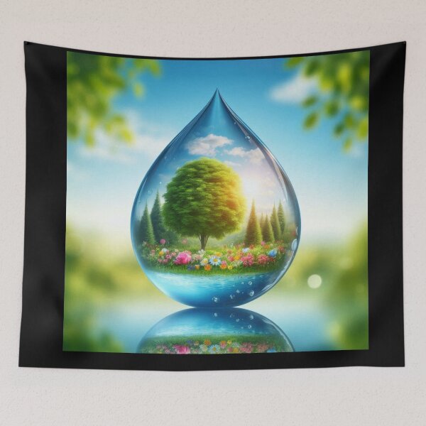 Item preview, Forest in a drop of water 2 designed and sold by JALNERVION SHOP.