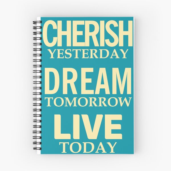 Item preview, Cherish Dream Live lema tipografía gráfica limpia y brillante designed and sold by Art Cards Cache.