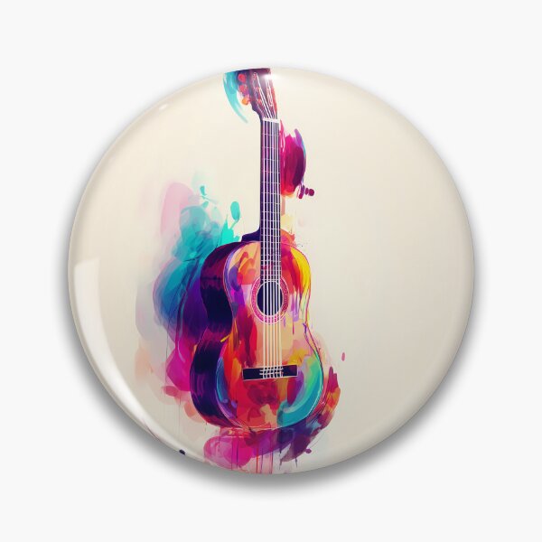 Item preview, classical guitar drawing artwork designed and sold by gut2000.