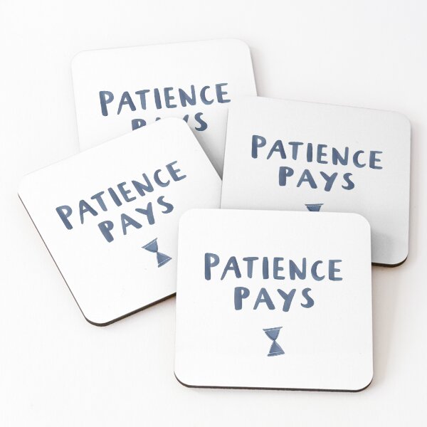 Item preview, Patience Pays | Investor Office | Trader Gift | Financial Principles  | Abstract Investment Print | Entrepreneur designed and sold by investorybox.