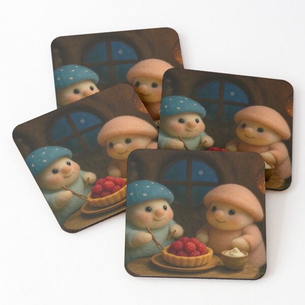 Item preview, Raspberry Tart - Full designed and sold by Happy Lil Mushroom People.