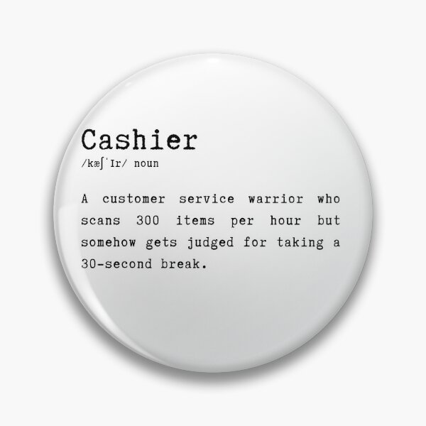 Item preview, Funny Cashier Definition Customer Service Gift designed and sold by HasHs.