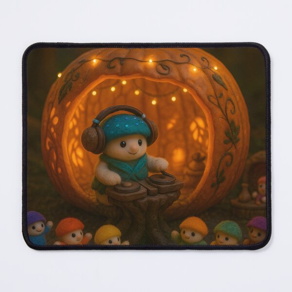 Item preview, Pumpkin DJ - Full designed and sold by Happy Lil Mushroom People.