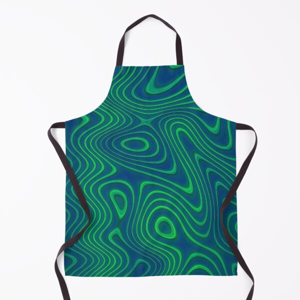 Item preview, Neon Topographic Psychedelic Lines designed and sold by weirdfishes123.